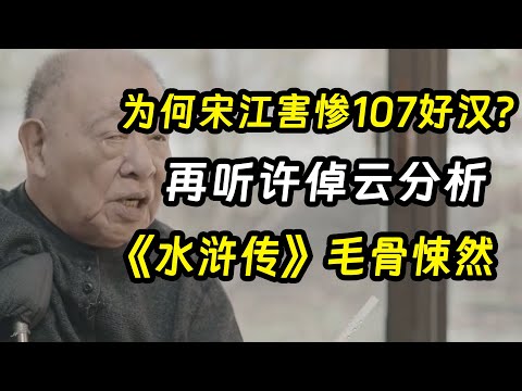 为何宋江害惨了107名好汉?再听许倬云口中的《水浒传》,毛骨悚然《十三邀S4 ThirteenTalks》 #许知远#十三邀