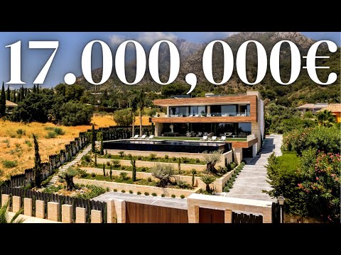 Newest & Coolest 17.000,000€ Mansion Just Hit the Market! Tour it with US! Marbella, Spain!