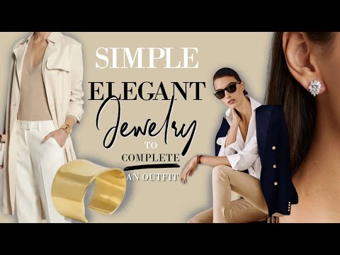 The ONLY 6 Pieces of simple elegant Jewelry YOU NEED | AD