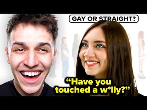 Straight guy tests his gaydar