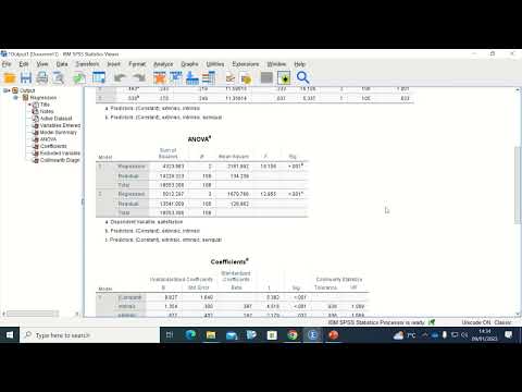 SPSS Mediation Baron and Kenny method