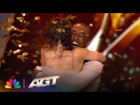 Golden Buzzer: Freckled Skyβs Water And Projection Dance Stuns EVERYONE! | AGT