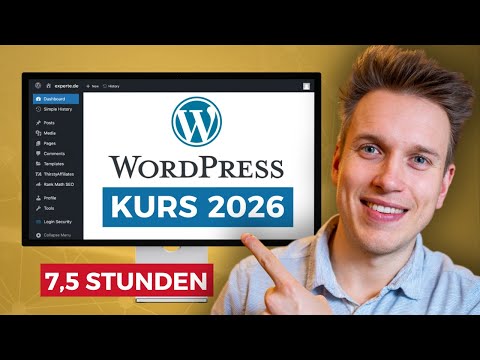 WordPress Website erstellen: Ultimativer Einsteiger-Kurs 2025