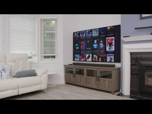 The CLEANEST Living Room Tech Setup!!