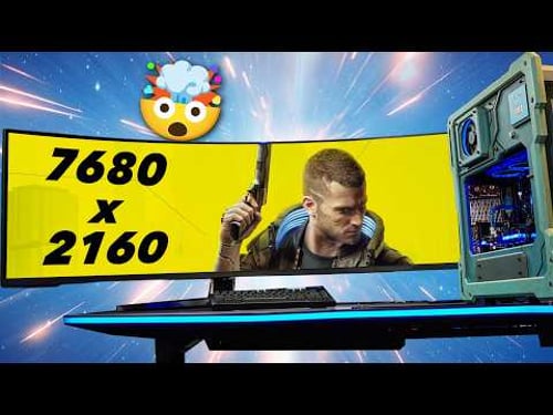 SO hast du noch nie gezockt – 2x4K auf 57 Zoll ist einfach krank 😳