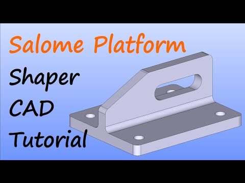 Salome CAD Tutorial - Erste Schritte im Shaper Modul (Skizze, Extrusion, Cut)