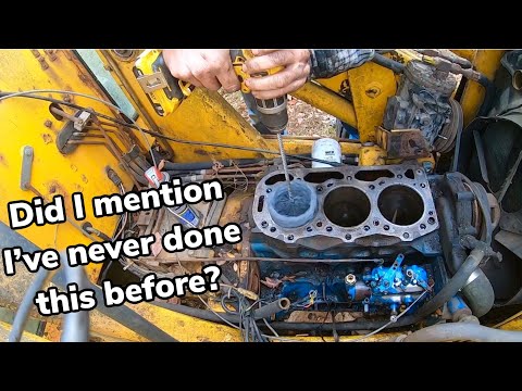 Trying to Bring a Non Running Backhoe to Life- Can it be Fixed?