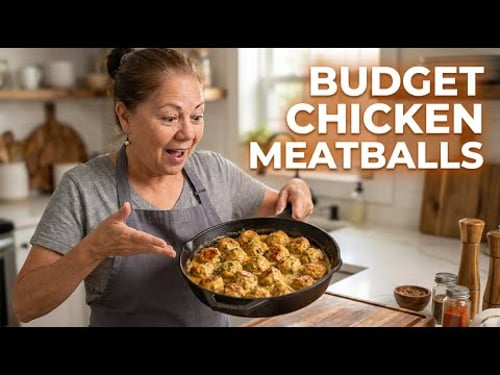 Chicken Meatballs On A Tight Budget | Surprisingly Delicious