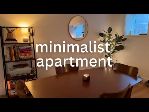 minimalist apartment tour | my 500 sqft apartment in dc