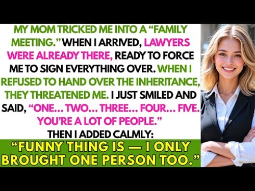 My Mom Tricked Me Into a Family Meeting — When I Refused to Hand Over the Inheritance, They...