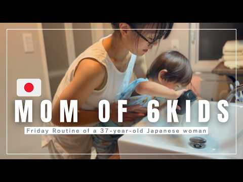 【Daily life in Japan】Mom of 6 kids | Wednesday Routine | 37 years old mom's real life |