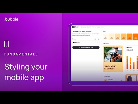 Styles, colors, and fonts for mobile (Lesson 1.3)