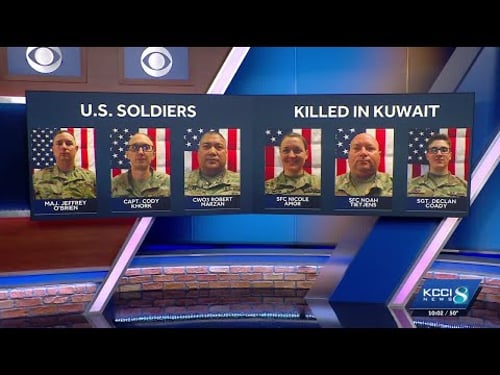 Dignified transfer of 6 US soldiers killed in action to be held Saturday at Dover Air Force Base