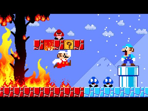 What If Mario Escape Hot vs Cold Challenge in Bowser Prison? | 2TB STORY GAME