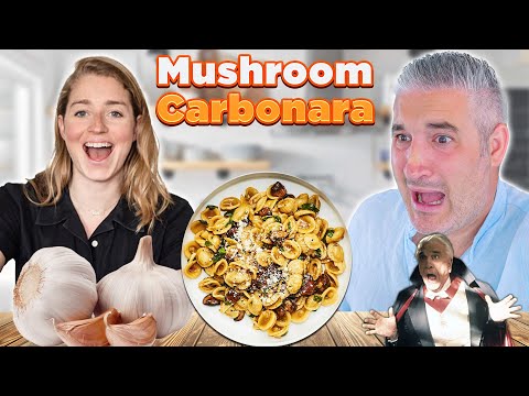 Authentic Italian Chef Reviews Mushroom Carbonara