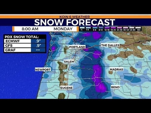 KOIN Now: Latest snow forecast with Kelley Bayern