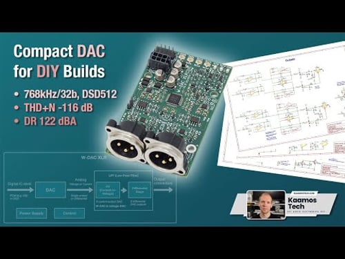 W-DAC XLR audio DAC intro, features, and schematic walkthrough