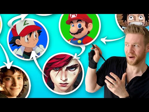 Drawing Character Style-swaps I probably SHOULDN'T... (ep 2!)