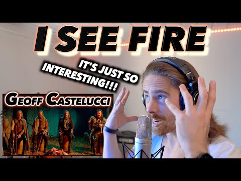 Geoff Castellucci - I See Fire (The Hobbit) FIRST REACTION! (JUST SO INTERESTING!!!)