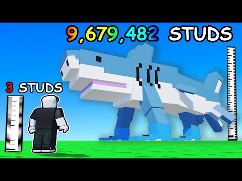 reaching IMPOSSIBLE Size in Roblox become the biggest brainrot...