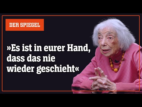 Holocaust-Überlebende Margot Friedländer im Spitzengespräch | DER SPIEGEL