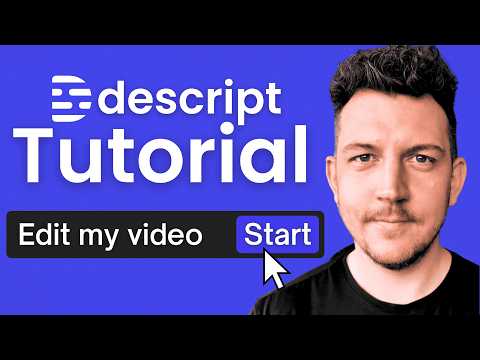 Descript Tutorial 2025: BEST AI Video Editor (You Just Type!)