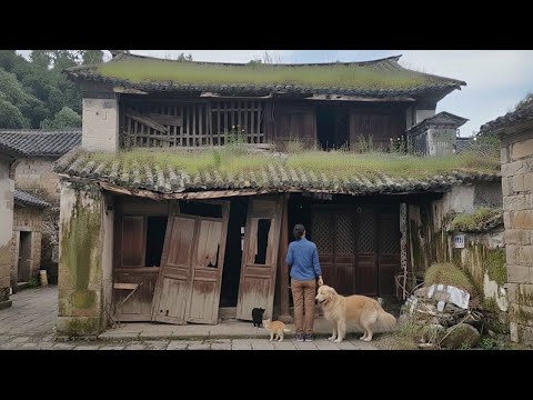 Single at 30, she restores a 100-Year-Old abandoned house and starts a new life with her pets