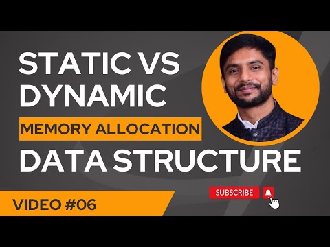 Static Vs Dynamic Memory Allocation | Data Structure | In Hindi