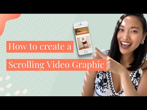 How to Create a Scrolling website Animation || Canva Tutorials