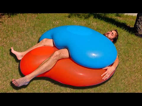 Giant Balloon Sandwich in Slow Motion - The Slow Mo Guys