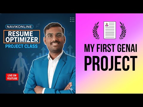 Here is my first GenAI Project Resume Optimizer | Navikonline