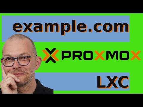 How to run the example.com domain on Proxmox