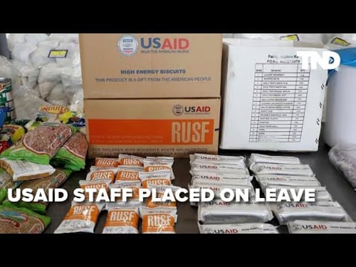 U.S. Agency for International Development (USAID) has been placed on leave