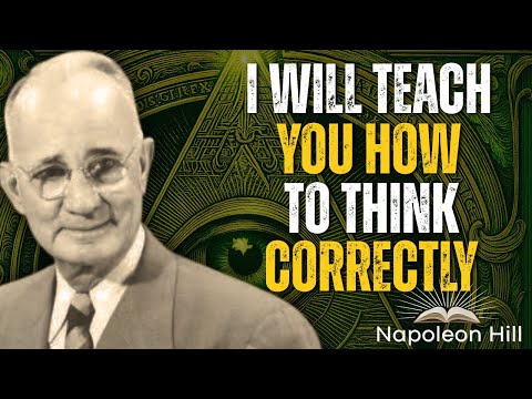I Will Teach You How to Think Correctly – Life Changing Motivation | Napoleon Hill’s Life Principles