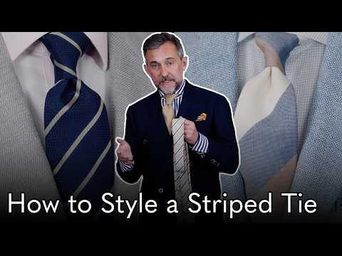 Master the Striped Tie – Styling Advice + History in One Video