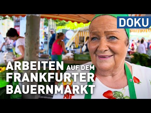 Knochenjob mit Erfolgsfaktor – Arbeiten auf dem Frankfurter Bauernmarkt | erlebnis hessen | doku