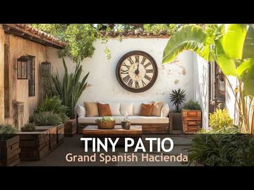 Small Patio to Grand Hacienda: The ULTIMATE Spanish Makeover!