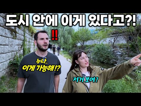 My Brother Sees Gyeongbokgung Palace and Tries Traditional Korean Snacks & Tea for the First Time!