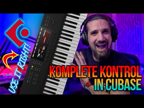 How to use Komplete Kontrol with Cubase -Arranging, mixing, producing #cubase #kompletekontrol
