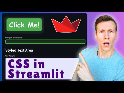 FINALLY! Style Your Streamlit App with Custom CSS 🎨