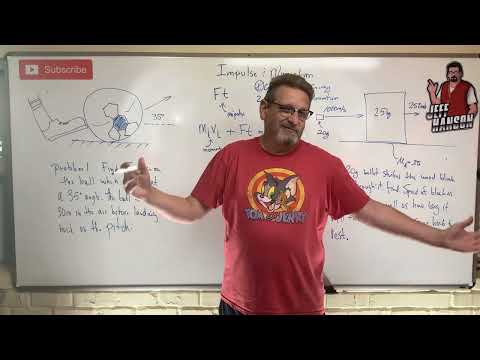 Dynamics: Lesson 26 - Impulse and Momentum Collision Examples