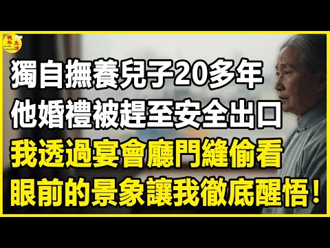 我60歲,獨自撫養兒子20多年,他婚禮被趕至安全出口,我透過宴會廳門縫偷看,眼前的景象讓我徹底醒悟!#中老年生活 #為人處世 #生活經驗 #情感故事 #幸福人生 #上了年紀該明白的事