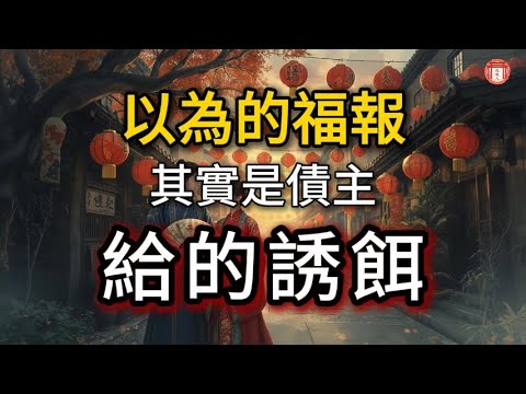 民間故事:《你以為的福報,其實是債主給的誘餌》#说故人 #民间故事 #历史传奇 #人物故事 #古代传说 #故事分享 #社会百态 #人性探索