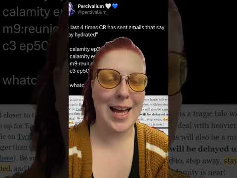 Stay Hydrated in Critical Role Emails has a Pattern? #criticalrole