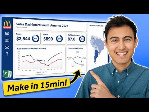 Make an Awesome Excel Dashboard in Just 15 Minutes