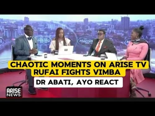 Chaos On Arise TV — Rufai Oseni Shut down Vimba Over Biased Opinion On President —Dr Abati Reacts