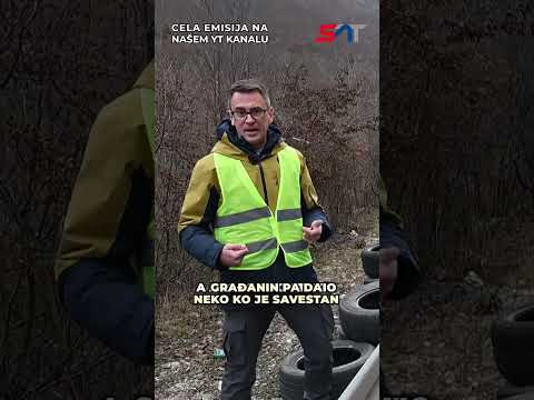 Automobilske gume kao ograda | Emisija SAT #shorts #emisijasat