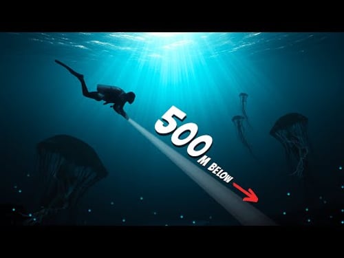 Testing My Thalassophobia Diving in the Open Ocean (at Night)