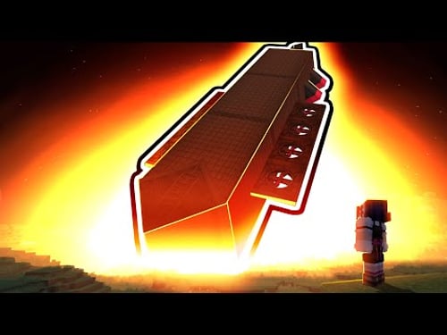 Adding a Giant Airship to Minecraft to Trap an Entire Server