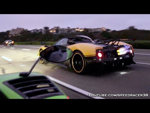 Driving 2 Pagani Zonda Cinque to Taco Tuesday